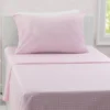 Delta Children Pink Gingham 3-Piece Twin Sheet Set