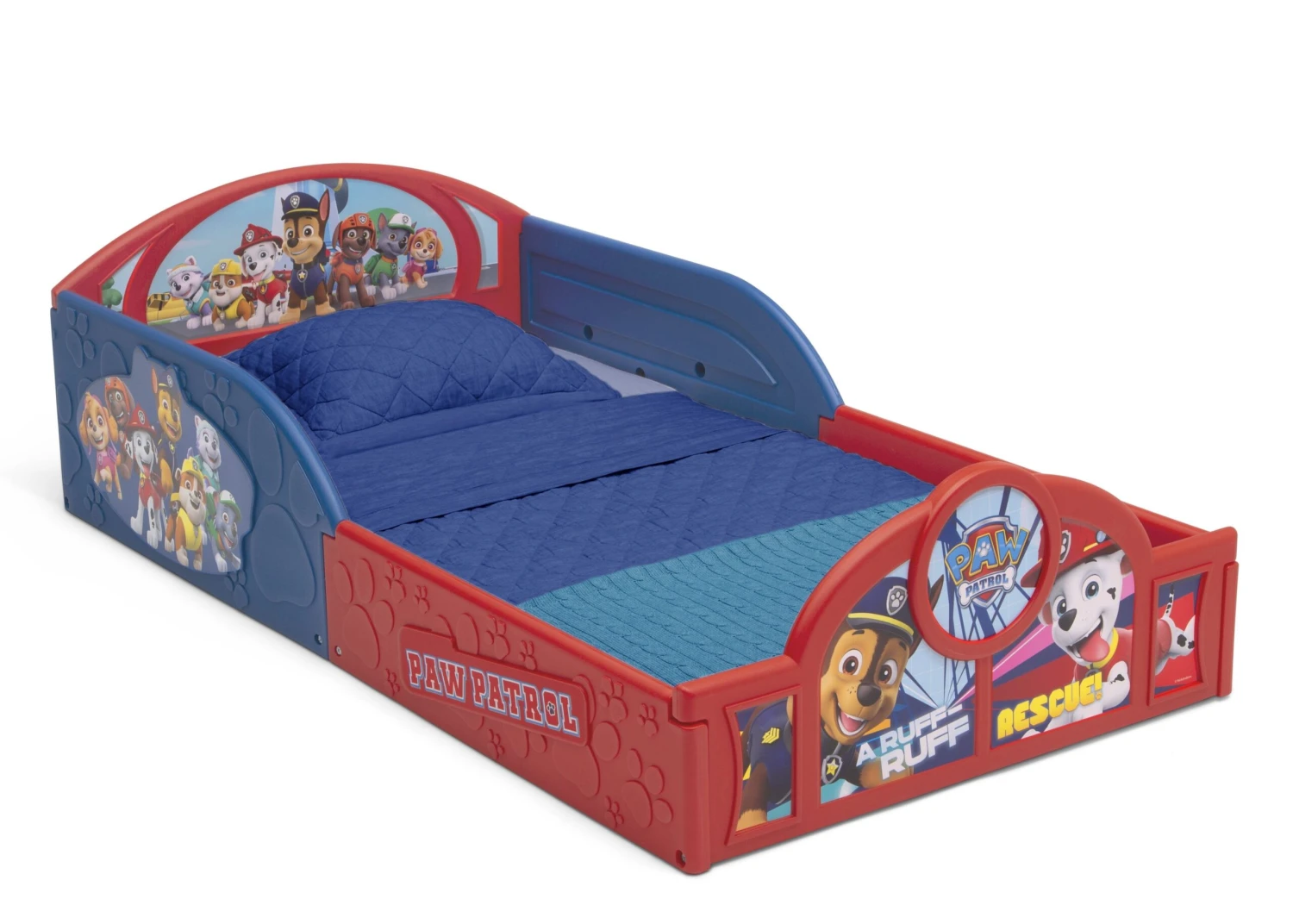 Delta Children PAW Patrol Plastic Sleep And Play Toddler Bed 2 Delta Children PAW Patrol Plastic Sleep And Play Toddler Bed - Image 2