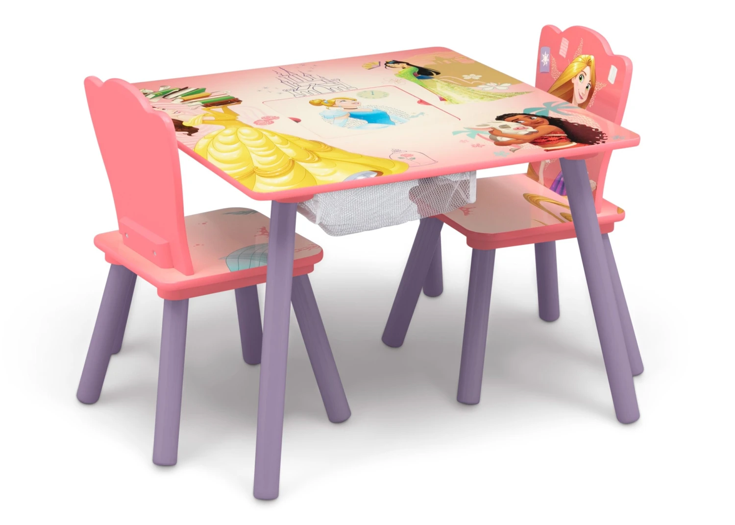 Delta Children Princess Table And Chair Set With Storage 2 Delta Children Princess Table And Chair Set With Storage - Image 2