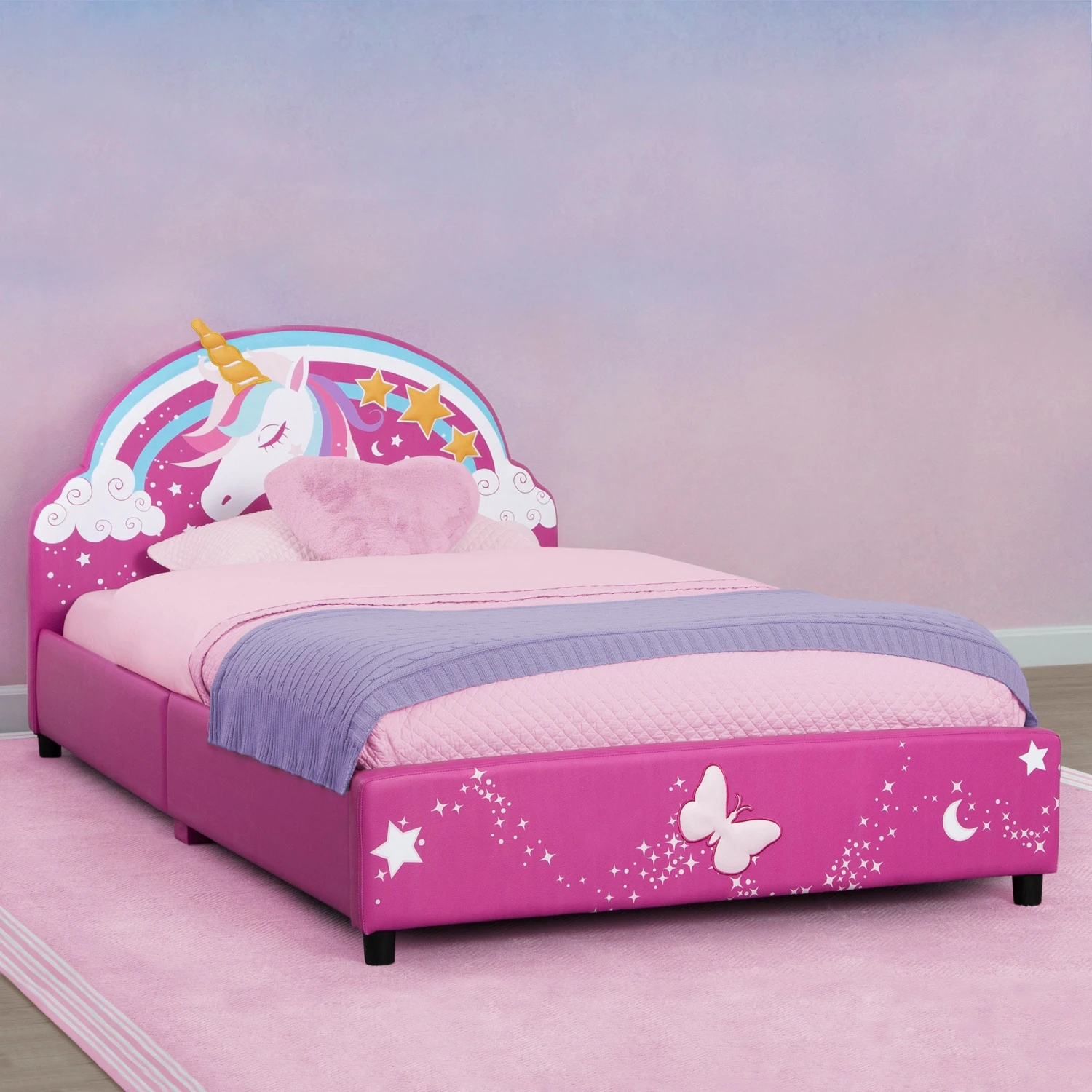 Delta Children Unicorn Upholstered Twin Bed 4 Delta Children Unicorn Upholstered Twin Bed - Image 4