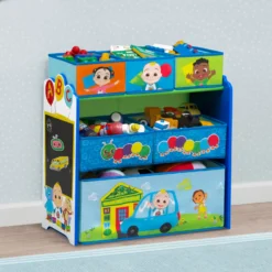 Delta Children CoComelon 6 Bin Design And Store Toy Organizer 13 Delta Children CoComelon 6 Bin Design And Store Toy Organizer -Delta Children dyzjrfjrbc9jgzltkfxq