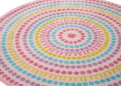 Delta Children Rainbow Dot Round Area Rug For Kids, 39-Inch 7 Delta Children Rainbow Dot Round Area Rug For Kids, 39-Inch -Delta Children e6hpfdluff7wag2b6d8k scaled