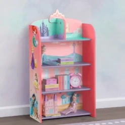 Delta Children Disney Princess Wooden Playhouse 4-Shelf Bookcase -Delta Children f9kvmcr5zlxt5gwuezn8