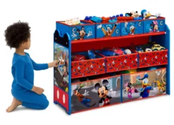 Delta Children Mickey Mouse Deluxe 9 Bin Design And Store Toy Organizer -Delta Children gxsmykanfukb2yxblamh scaled