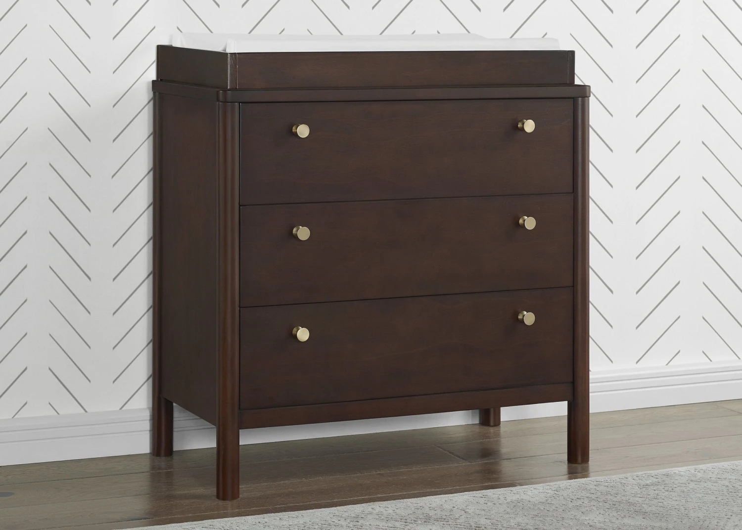 Delta Children Remy 3 Drawer Dresser With Changing Top 2 Delta Children Remy 3 Drawer Dresser With Changing Top - Image 2