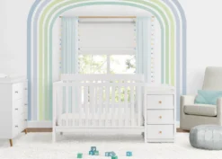 Delta Children Flynn 5-in-1 Convertible Crib And Changer