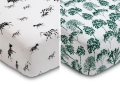 Delta Children Modern Safari Fitted Crib Sheets - 2 Pack -Delta Children jhmrcse8mica6ncpaigb