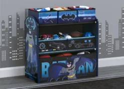 Delta Children Batman 6 Bin Design And Store Toy Organizer