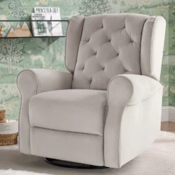 Delta Children Emmie Electronic Power Recliner And Swivel Glider With USB Port In LiveSmart Performance Fabric -Delta Children ksrpxesdfsvjjlos5mks