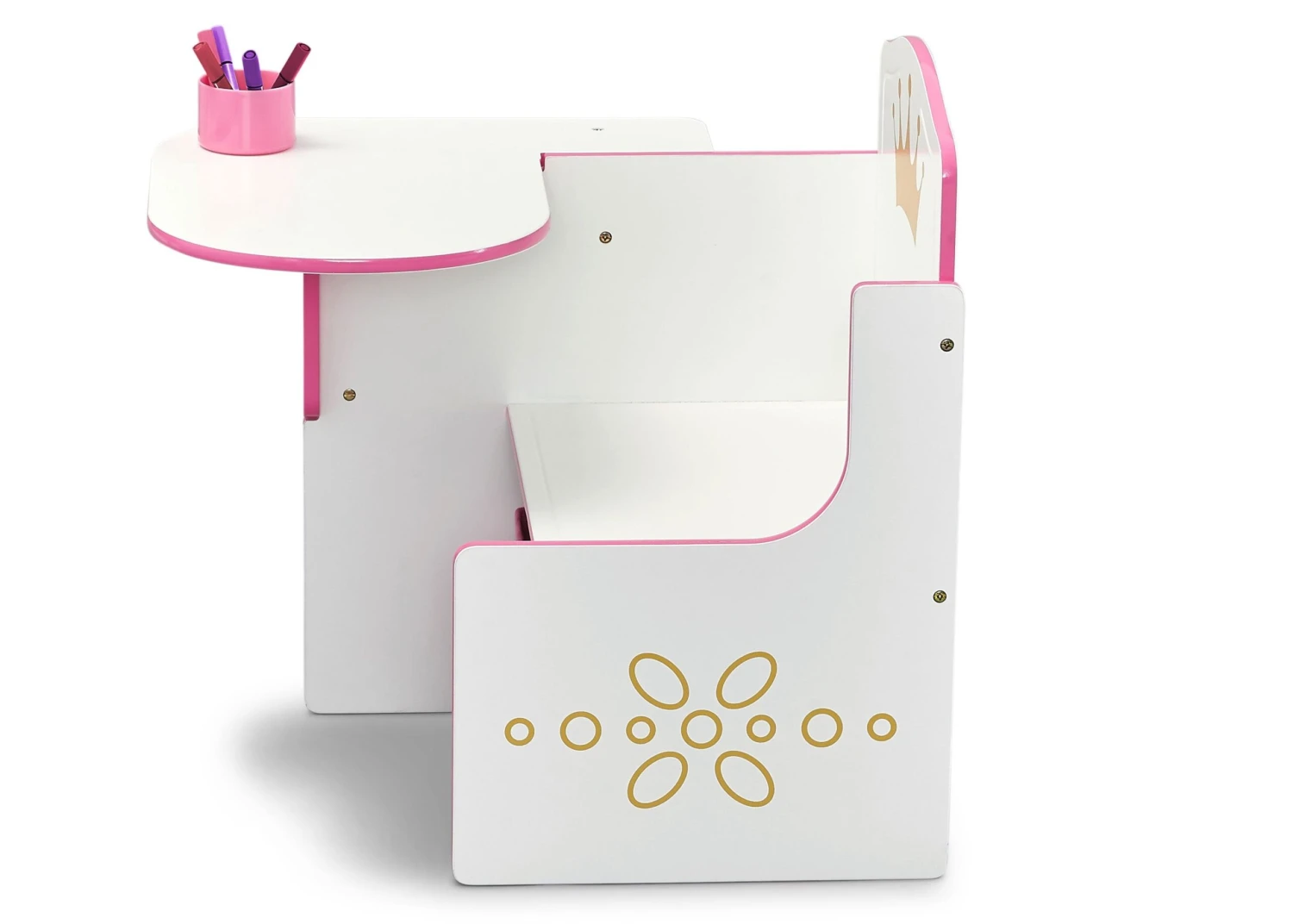 Delta Children Princess Crown Chair Desk With Storage Bin 3 Delta Children Princess Crown Chair Desk With Storage Bin - Image 3