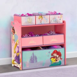 Delta Children Princess 6 Bin Design And Store Toy Organizer -Delta Children lebzrjilr7jp3oub0drt