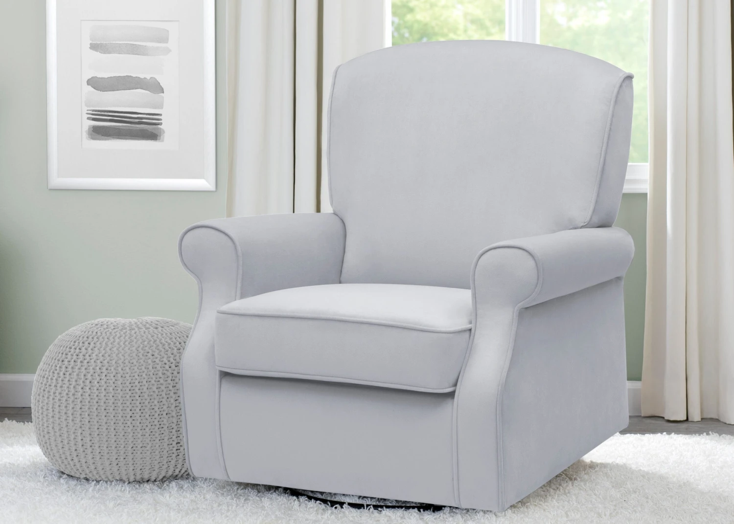 Delta Children Oakley Nursery Glider Swivel Rocker Chair 2 Delta Children Oakley Nursery Glider Swivel Rocker Chair - Image 2