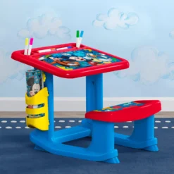 Mickey Mouse Draw And Play Desk By Delta Children – Includes 10 Markers And Coloring Book -Delta Children lzdnyyxpgdqjjx8llzip