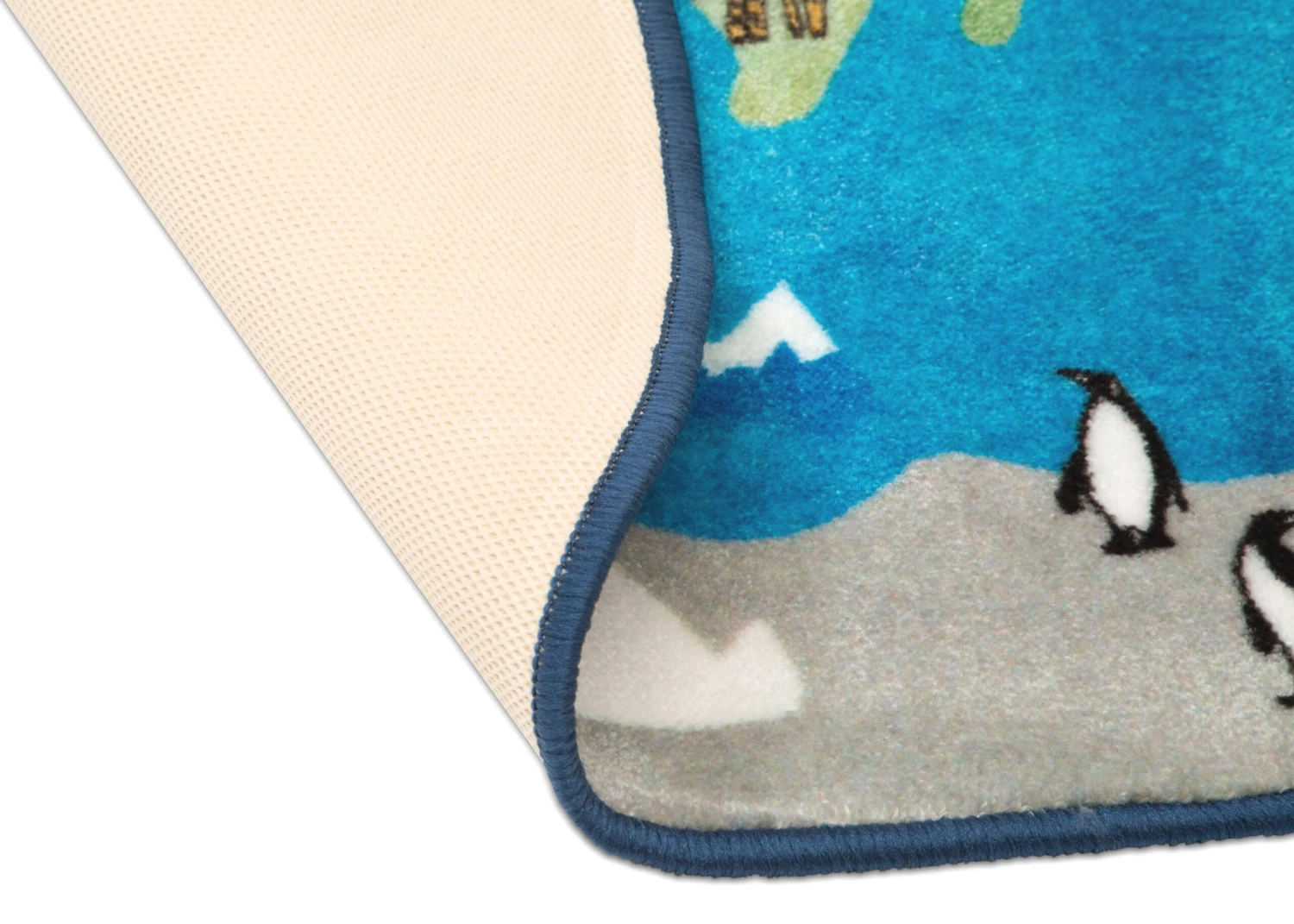 Delta Children World Map Round Area Rug For Kids, 39-Inch 4 Delta Children World Map Round Area Rug For Kids, 39-Inch - Image 4