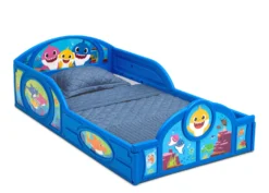 Delta Children Baby Shark Plastic Sleep And Play Toddler Bed With Attached Guardrails -Delta Children n0w9lcnxk7o42qou3j2u scaled