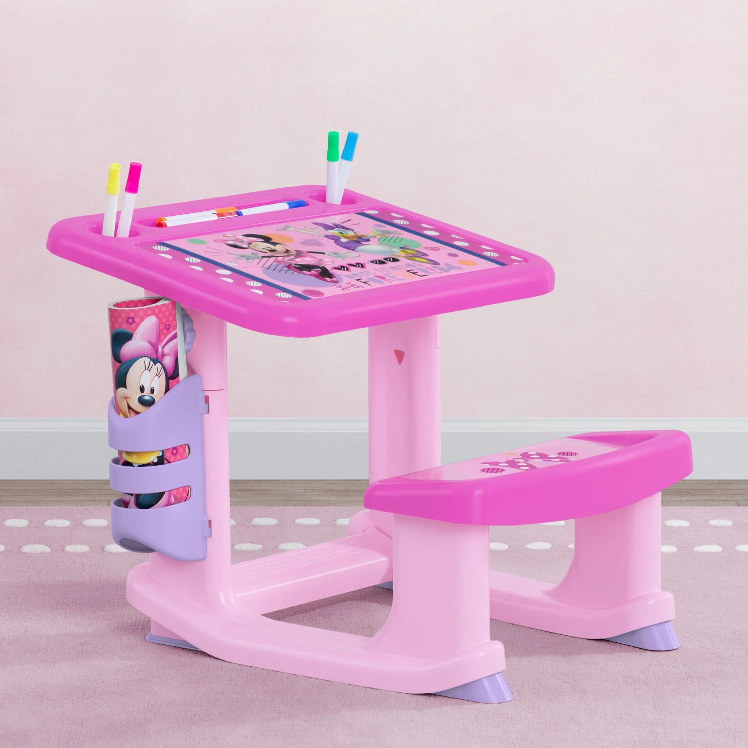 Delta Children Minnie Mouse Draw And Play Desk 5 Delta Children Minnie Mouse Draw And Play Desk - Image 5
