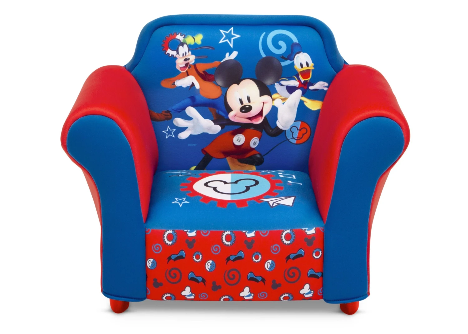 Delta Children Mickey Mouse Kids Upholstered Chair With Sculpted Plastic Frame 2 Delta Children Mickey Mouse Kids Upholstered Chair With Sculpted Plastic Frame - Image 2