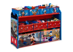 Delta Children Mickey Mouse Deluxe 9 Bin Design And Store Toy Organizer -Delta Children pwktf8fn0dju3xr5nmei scaled
