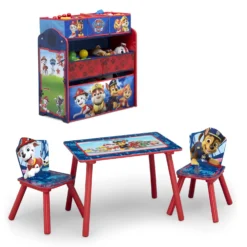 Delta Children Nick Jr. PAW Patrol 4-Piece Playroom Solution– Set Includes Table And 2 Chairs And 6-Bin Toy Organizer -Delta Children q8vm0fjbi0jsechhohev