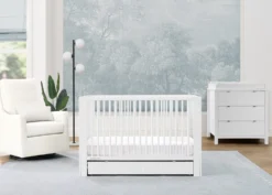 Delta Children Cassie 4-in-1 Convertible Crib With Underdrawer