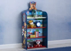 Delta Children PAW Patrol Wooden Playhouse 4-Shelf Bookcase