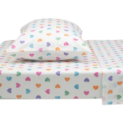 Delta Children Hearts Printed 3-Piece Twin Sheet Set -Delta Children s5xthkxkbsh5bmrxfo4r
