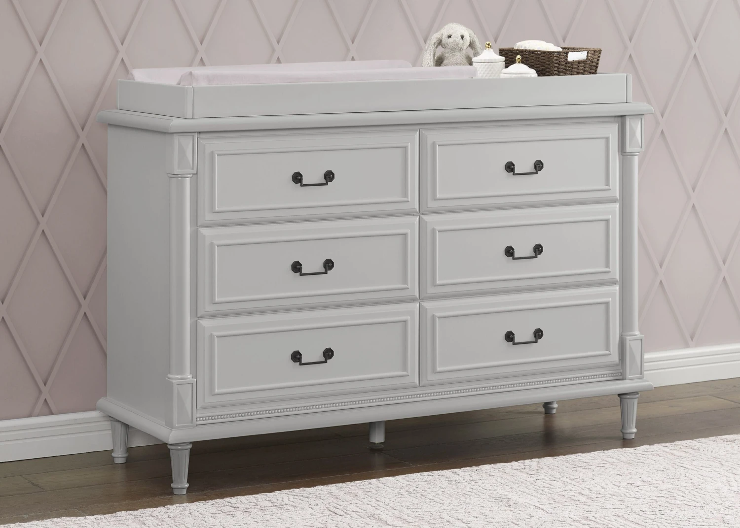Juliette 6 Drawer Dresser With Changing Top 2 Juliette 6 Drawer Dresser With Changing Top - Image 2