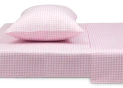 Delta Children Pink Gingham 3-Piece Twin Sheet Set -Delta Children smb0qu2cxah2tuu0zebn scaled
