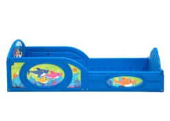 Delta Children Baby Shark Plastic Sleep And Play Toddler Bed With Attached Guardrails -Delta Children svblac983dj2lmnbiivr scaled