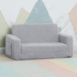 Delta Children Cozee Flip-Out Sherpa 2-in-1 Convertible Sofa To Lounger For Kids -Delta Children tu3ot6cyymhwpkp0b2qu scaled