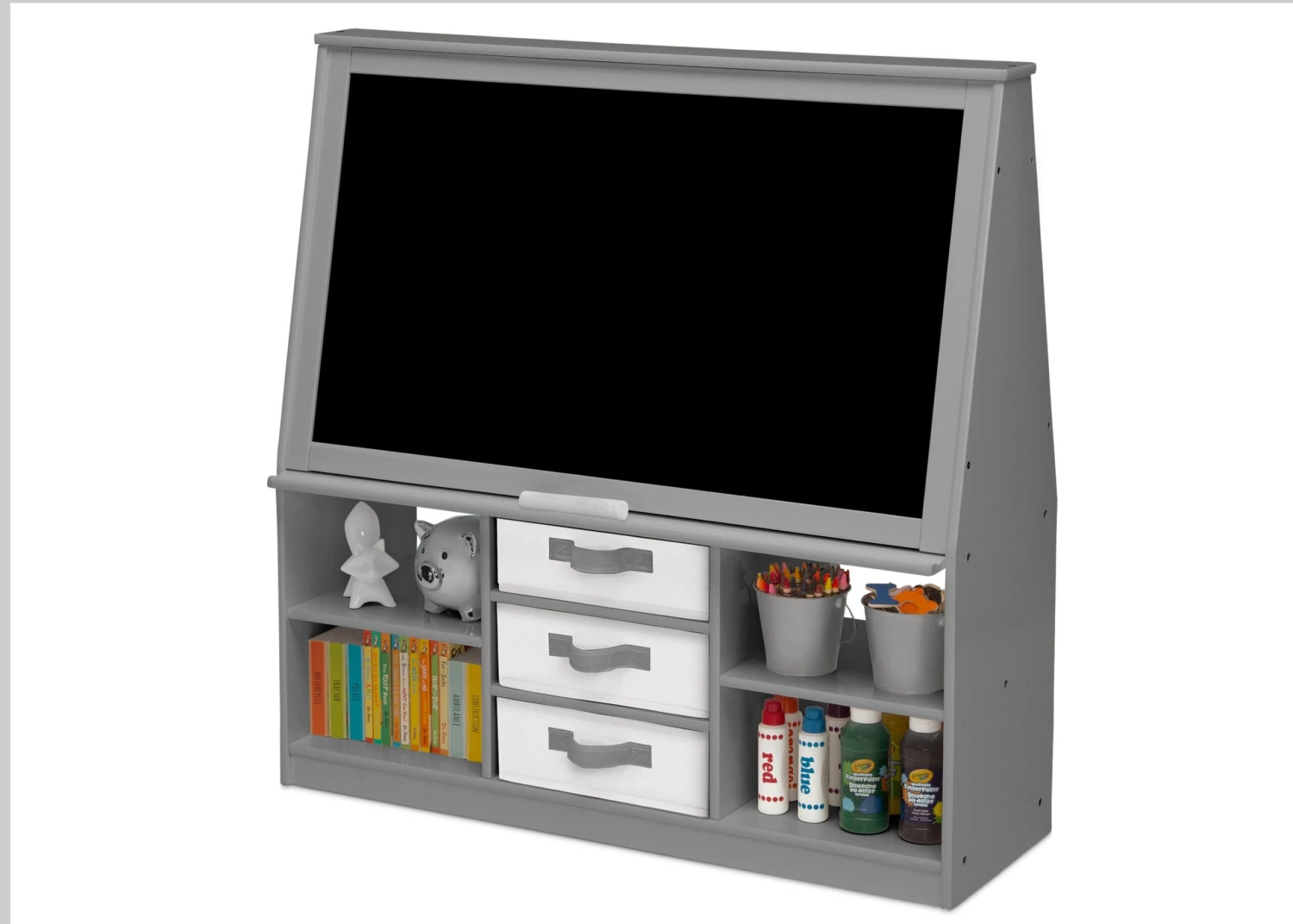 Delta Children At-Home Artist Center – Deluxe Double-Sided Easel & Storage Unit 4 Delta Children At-Home Artist Center – Deluxe Double-Sided Easel & Storage Unit - Image 4