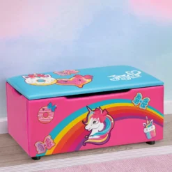 Delta Children JoJo Siwa Upholstered Storage Bench For Kids -Delta Children xang3toibijjhkjdwskv