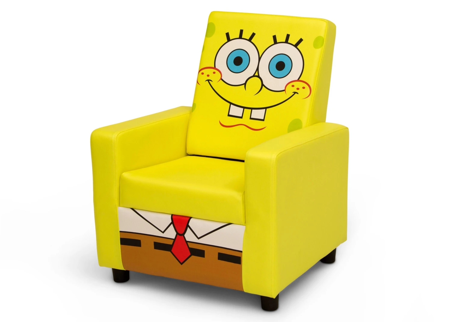 Delta Children SpongeBob SquarePants High Back Upholstered Chair 4 Delta Children SpongeBob SquarePants High Back Upholstered Chair - Image 4