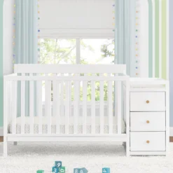 Delta Children Flynn 5-in-1 Convertible Crib And Changer -Delta Children y6iwgrphnn8togb85jwe