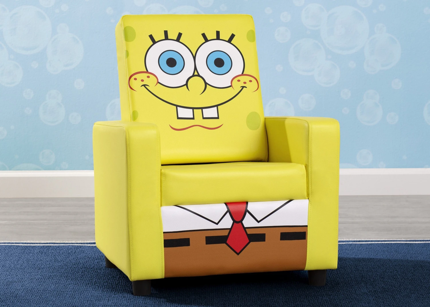 Delta Children SpongeBob SquarePants High Back Upholstered Chair 1 Delta Children SpongeBob SquarePants High Back Upholstered Chair