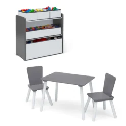 Delta Children 4-Piece Toddler Playroom Set – Includes Play Table And 6 Bin Toy Organizer With Reusable Vinyl Cling Stickers 16 Delta Children 4-Piece Toddler Playroom Set – Includes Play Table And 6 Bin Toy Organizer With Reusable Vinyl Cling Stickers -Delta Children z1i1y0cihugiywiaxdto
