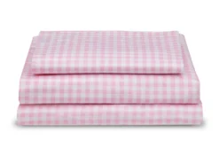Delta Children Pink Gingham 3-Piece Twin Sheet Set -Delta Children zrovambt9ab4c9xt5ycr scaled